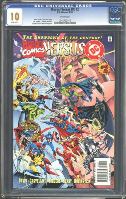 CGC Graded Comics - Marvel Versus DC #2 (CGC)