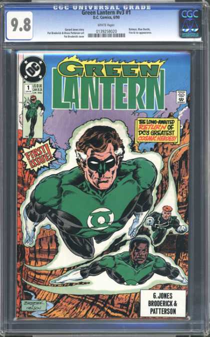 CGC Graded Comics - Green Lantern #v3 #1 (CGC) - Dc - Dc Comics - Green Lantern - Cosmic Heroes - Green Lanterns