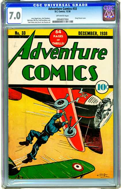 CGC Graded Comics - Adventure Comics #33 (CGC)