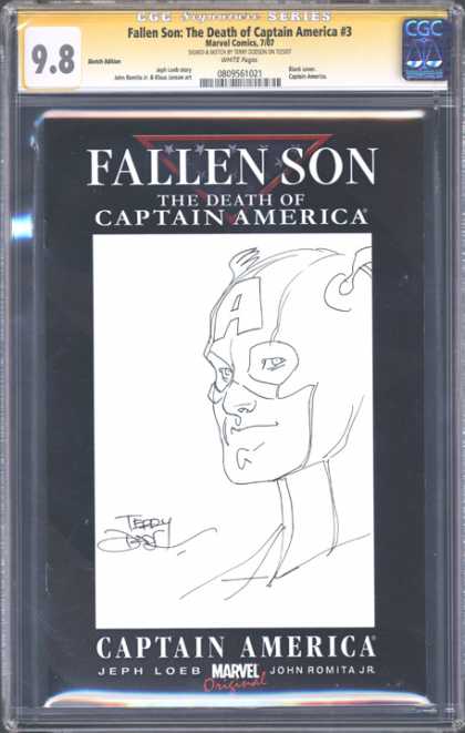 CGC Graded Comics - Fallen Son: The Death of Captain America #3 (CGC)