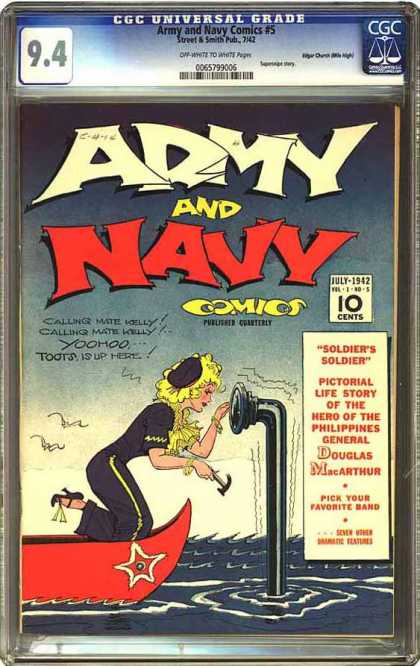 CGC Graded Comics - Army and Navy Comics #5 (CGC)