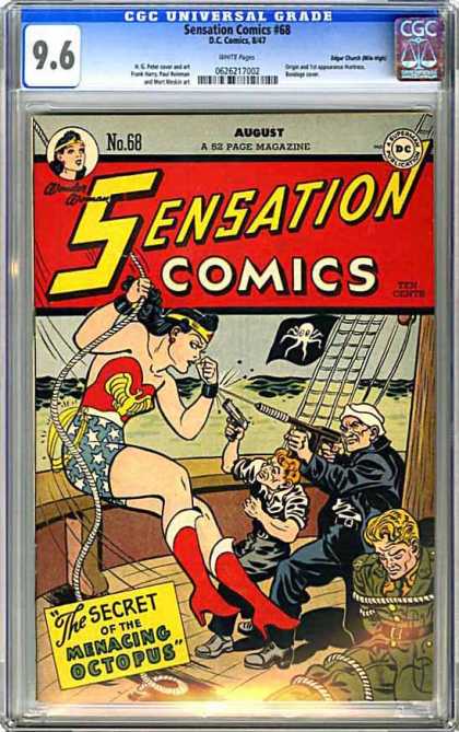 CGC Graded Comics - Sensation Comics #68 (CGC)