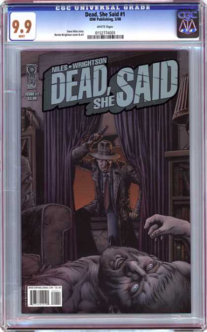 CGC Graded Comics - Dead, She Said #1 (CGC) - Dark - Curtain - Night - Aim - Room