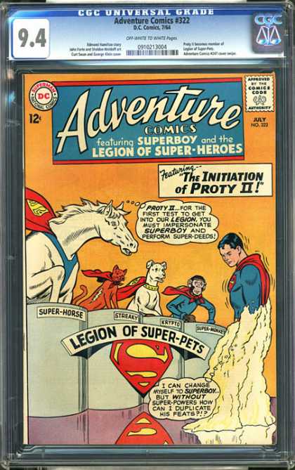 CGC Graded Comics - Adventure Comics #322 (CGC)