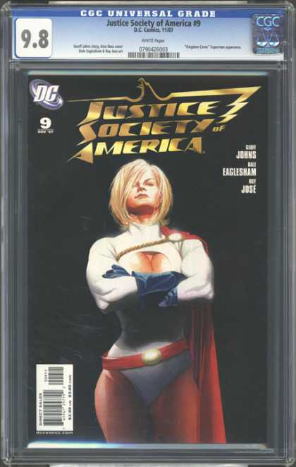 CGC Graded Comics - Justice Society of America #12 (CGC) - Johns - Eaglesham - Jose - Woman - Hero