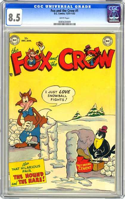 CGC Graded Comics - Fox and the Crow #1 (CGC)
