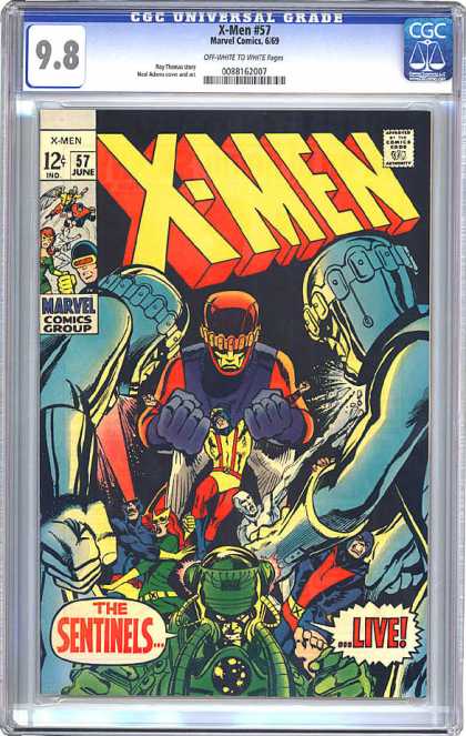 CGC Graded Comics - X-Men #57 (CGC)