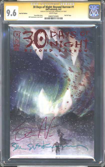 CGC Graded Comics - 30 Days of Night: Beyond Barrow #1 (CGC) - 30 Days Of Night - Blood - Beyond - Barrow - Signed