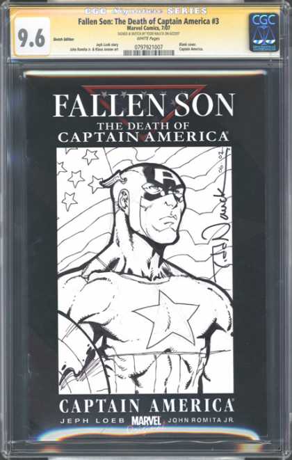 CGC Graded Comics - Fallen Son: The Death of Captain America #3 (CGC)