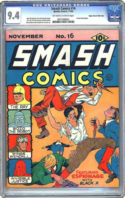 CGC Graded Comics - Smash Comics #16 (CGC)