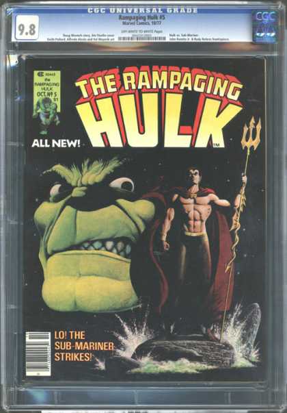 CGC Graded Comics - Rampaging Hulk #5 (CGC) - Cgc - Cgc Comics - Marvel Comics - The Hulk - Neptune