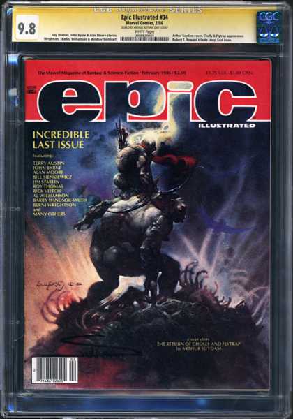 CGC Graded Comics - Epic Illustrated #34 (CGC)