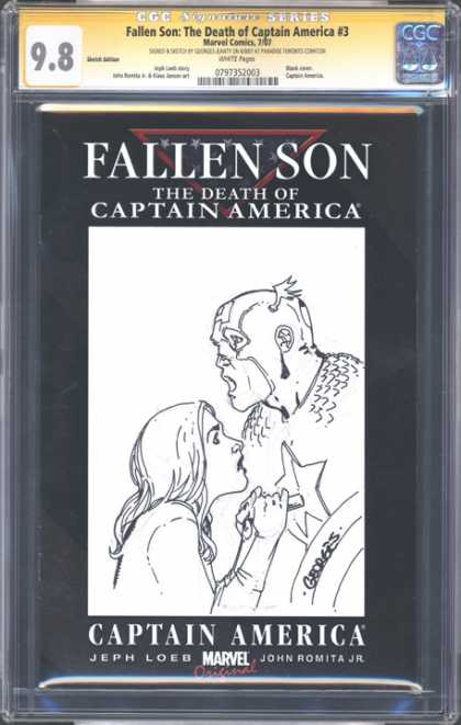 CGC Graded Comics - Fallen Son: The Death of Captain America #3 (CGC)