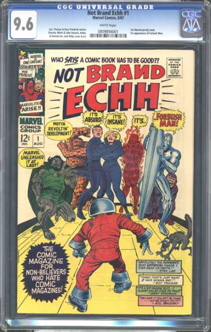 CGC Graded Comics - Not Brand Echh #1 (CGC) - Forbush Man - Terror - Comics - Magazine - Hate