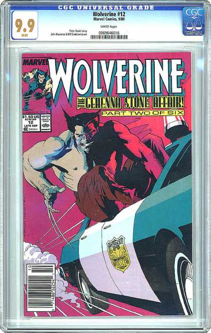 CGC Graded Comics - Wolverine #12 (CGC) - The Gehenna Stone Affair - Part 2 Of 6 - Marvel - Police - Cgc Universal Grade