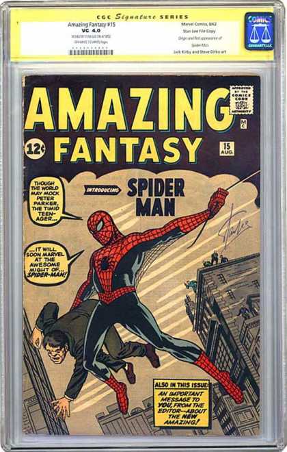 CGC Graded Comics - Amazing Fantasy #15 (CGC)