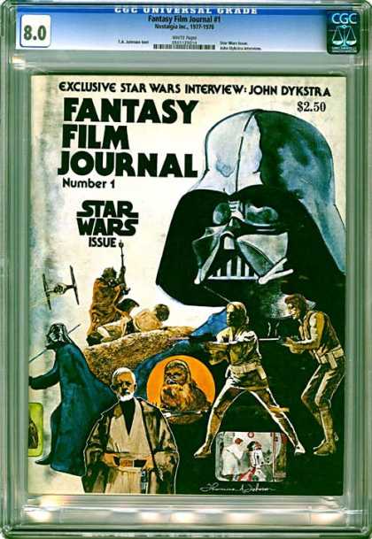 CGC Graded Comics - Fantasy Film Journal #1 (CGC) - Star Wars - Fantasy Film Journal - John Dykstra - Exclusive - Darth Vader