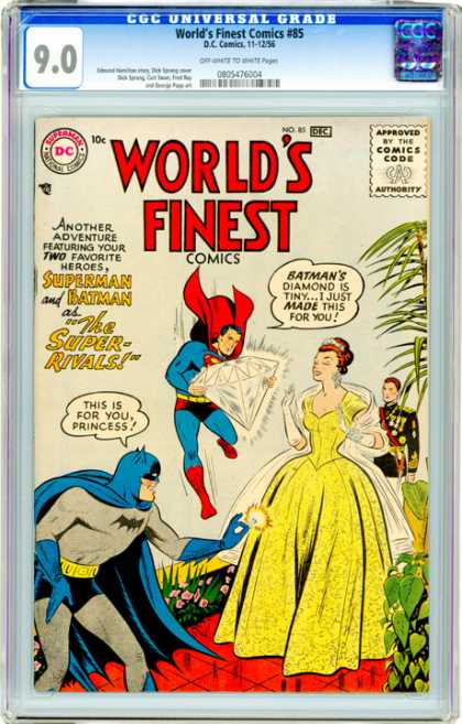 CGC Graded Comics - World's Finest Comics #85 (CGC)