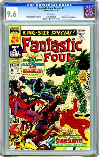 CGC Graded Comics - Fantastic Four Annual #5 (CGC)