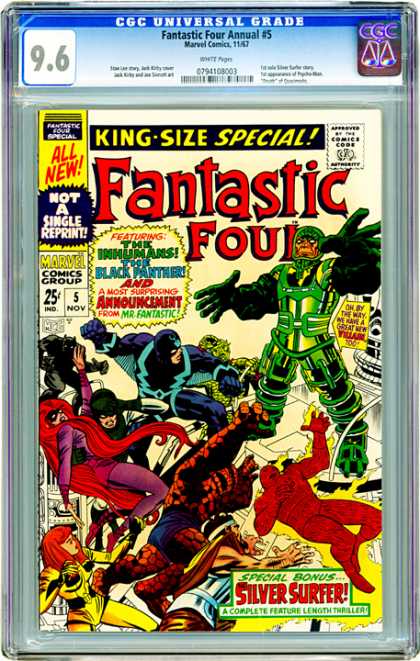 CGC Graded Comics - Fantastic Four Annual #5 (CGC)