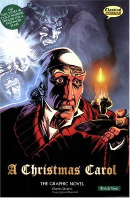 Charles Dickens Books - A Christmas Carol: The Graphic Novel (American English, Quick Text Edition)