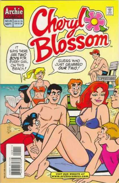 Archie - Reggie - Veronica - Beach - Lifeguard Cheryl Blossom 25 - Archie - Reggie - Veronica - Beach - Lifeguard
