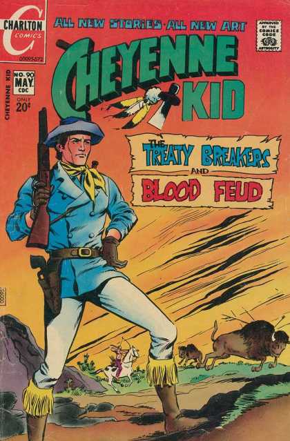 Cheyenne Kid 90 - Cheyenne Kid - Old West - Treaty Breakers - Blood Feud - Rifle
