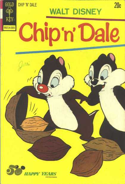 Chip 'n' Dale 21 - Chip - Dale - Walter - Disney - Gold