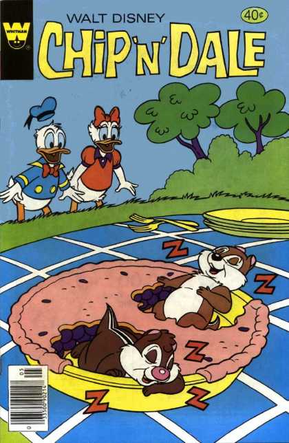 Chip 'n' Dale 58 - Donald Duck - Walt Disney - Daisy Duck - Picnic - Blueberry Pie