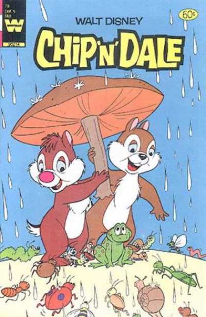 Chip 'n' Dale 79 - Walt Disney - Mushroom - Rain - Insects - Classic