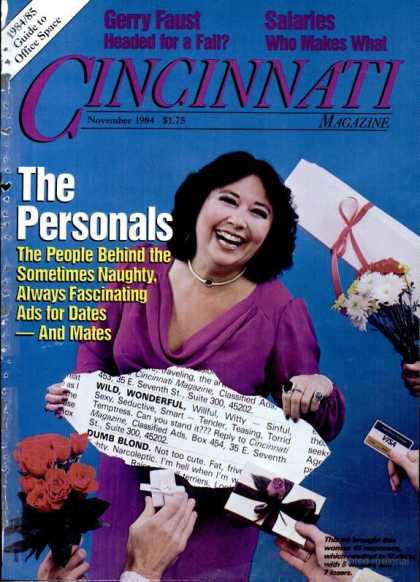 Cincinnati Magazine - November 1984