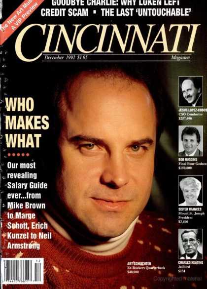 Cincinnati Magazine - December 1992