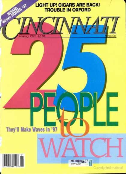 Cincinnati Magazine - January 1997