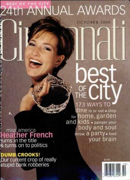 Cincinnati Magazine - October 2000