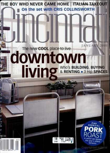 Cincinnati Magazine - January 2001