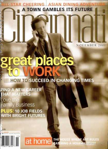 Cincinnati Magazine - November 2001