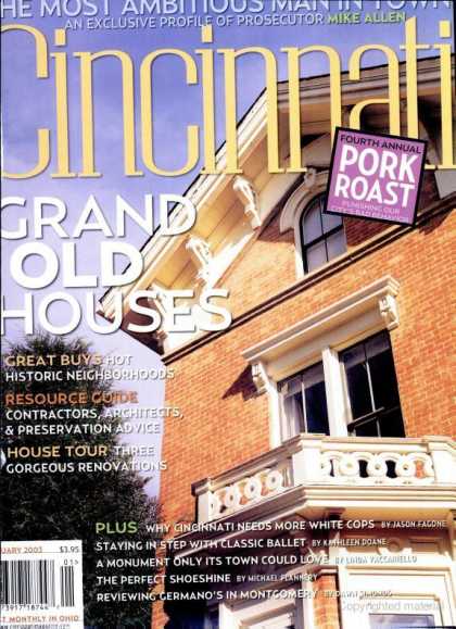 Cincinnati Magazine - January 2003
