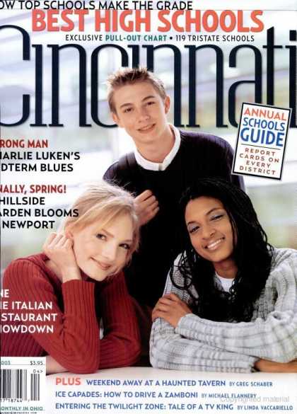 Cincinnati Magazine - April 2003