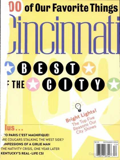 Cincinnati Magazine - December 2004