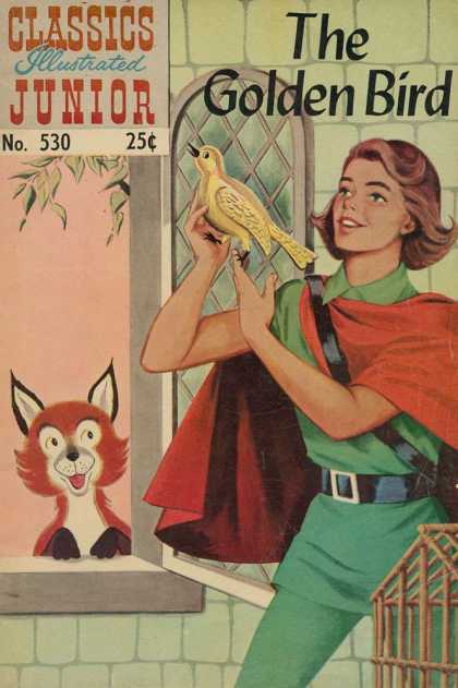 Classics Illustrated Junior - The Golden Bird - The Golden Bird - Black Belt - Cat - Leaves - Nest