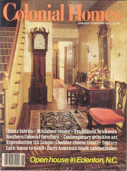 Colonial Homes - January 1982