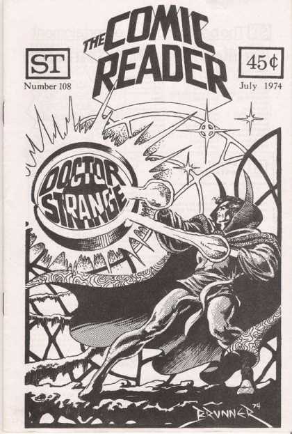 Comic Reader 108 - Doctor Strange - Number 108 - Sparkle - Cape - Web