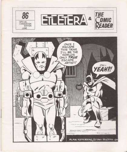 Comic Reader 86 - Batman - Etcetera - Black And White - Trap - Escape Artist