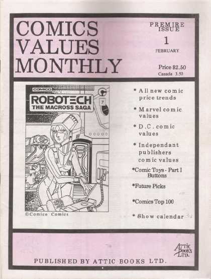 Comics Values Monthly 1