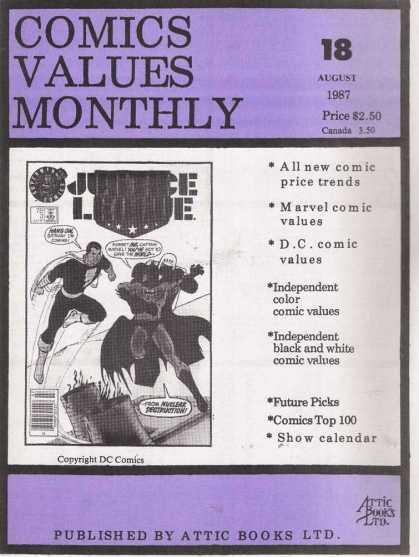 Comics Values Monthly 18