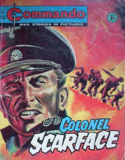 Commando 135 - Scar Face - War - Death - Skull Hat - Fight