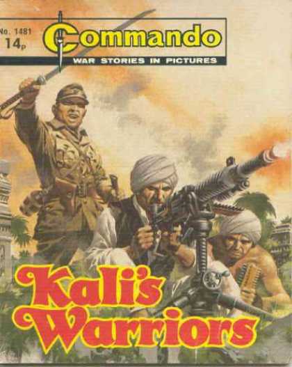 Commando 1481 - War Stories In Pictures - Gun - Weapon - Turbans - Kalis Warriors