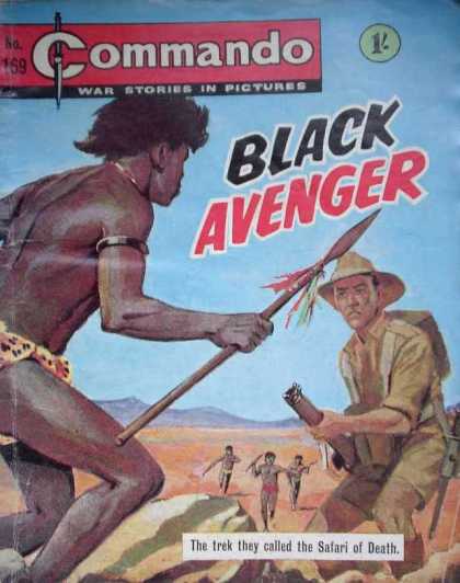 Commando 169 - Black Avenger - Africa - Safari - Safari Of Death - War Stories