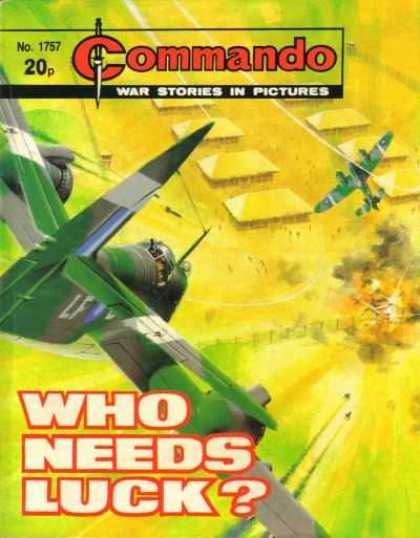Commando 1757 - Fire - Plane - Smoke - Pipe - Cars