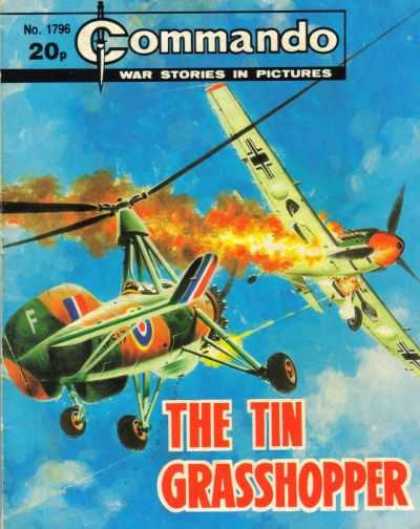 Commando 1796 - War Stories - Dog Fight - German - Nazis - The Tin Grasshopper
